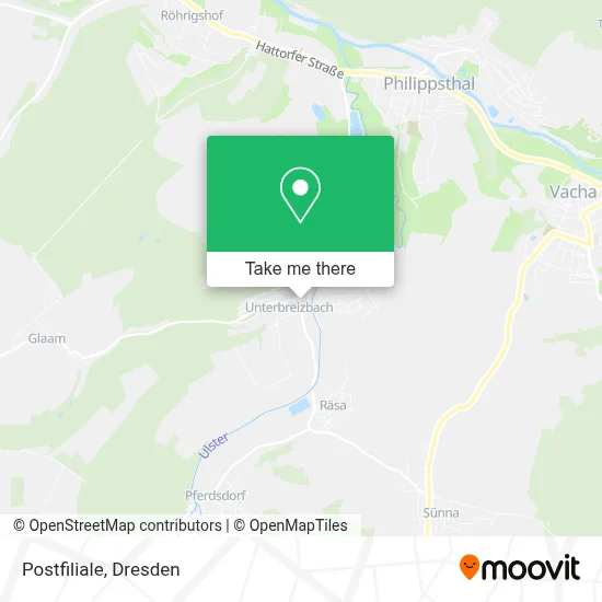 Postfiliale map