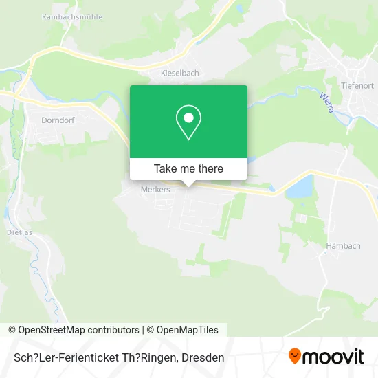 Карта Sch?Ler-Ferienticket Th?Ringen