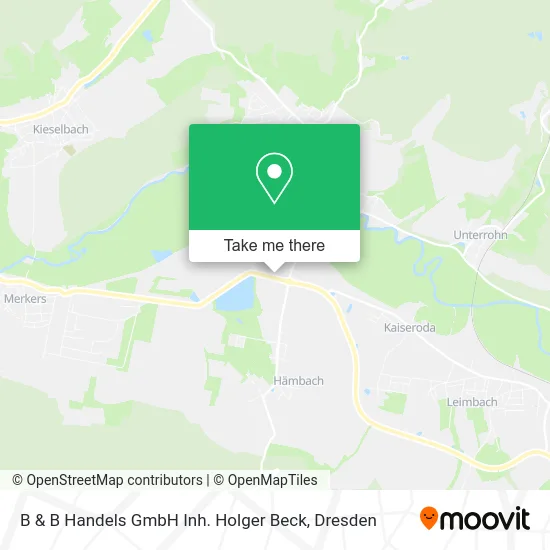 Карта B & B Handels GmbH Inh. Holger Beck