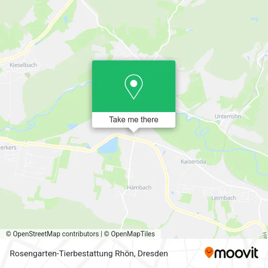 Карта Rosengarten-Tierbestattung Rhön