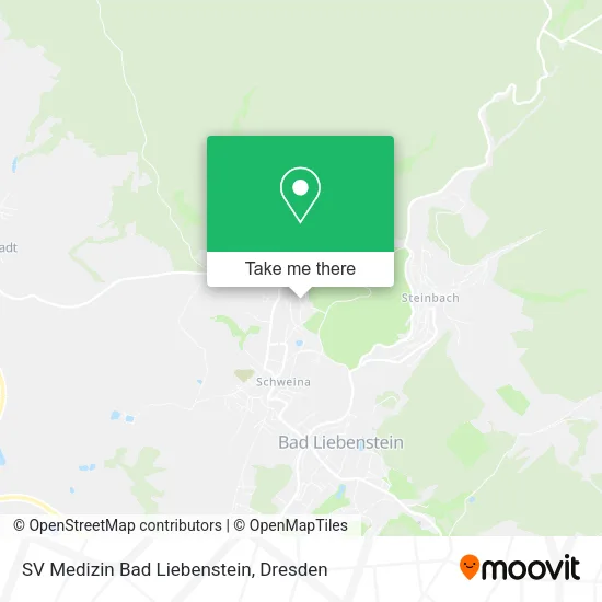 Карта SV Medizin Bad Liebenstein
