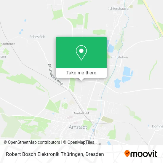 Карта Robert Bosch Elektronik Thüringen