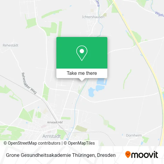 Карта Grone Gesundheitsakademie Thüringen