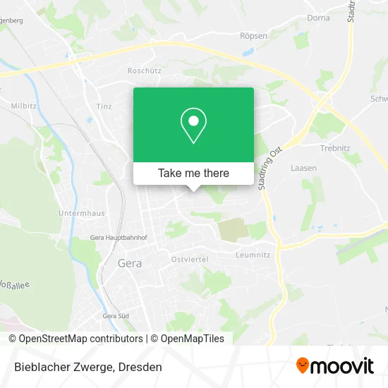 Карта Bieblacher Zwerge