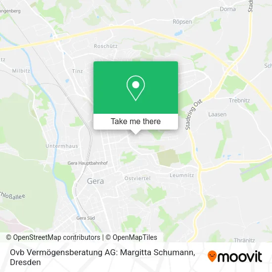 Карта Ovb Vermögensberatung AG: Margitta Schumann