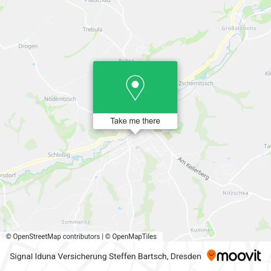 Карта Signal Iduna Versicherung Steffen Bartsch