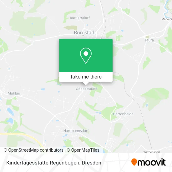 Карта Kindertagesstätte Regenbogen