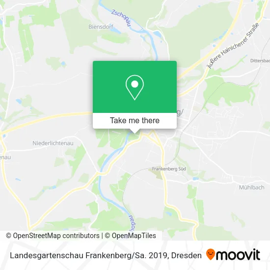 Карта Landesgartenschau Frankenberg / Sa. 2019