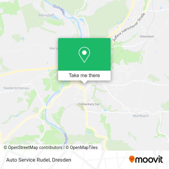 Карта Auto Service Rudel