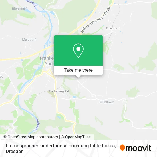 Карта Fremdsprachenkindertageseinrichtung Little Foxes