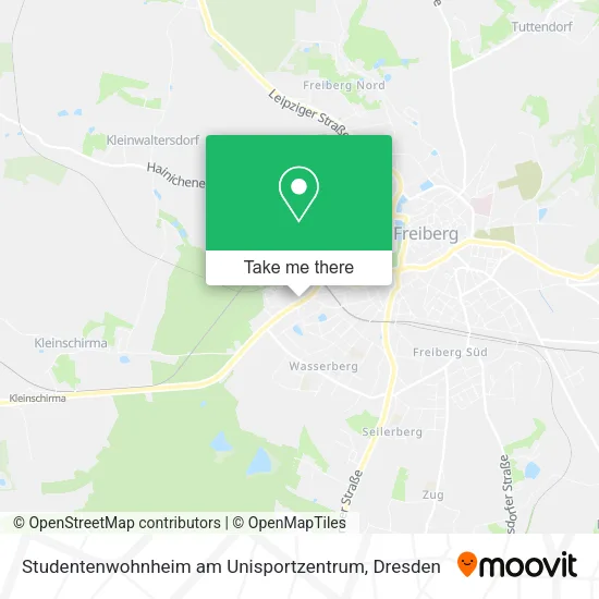Карта Studentenwohnheim am Unisportzentrum