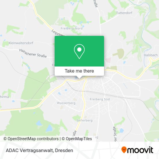 Карта ADAC Vertragsanwalt