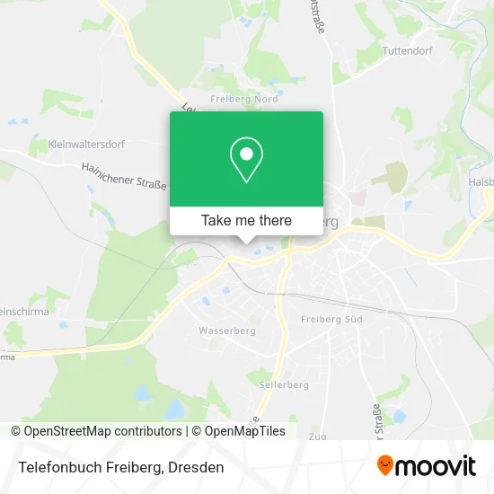 Карта Telefonbuch Freiberg