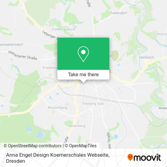 Карта Anna Engel Design Koernerschules Webseite