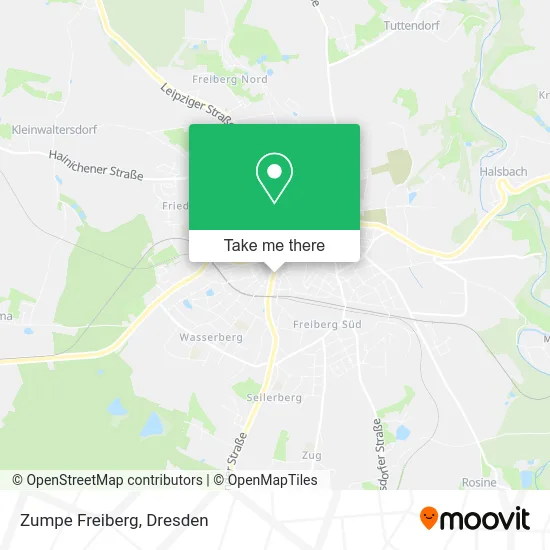 Карта Zumpe Freiberg