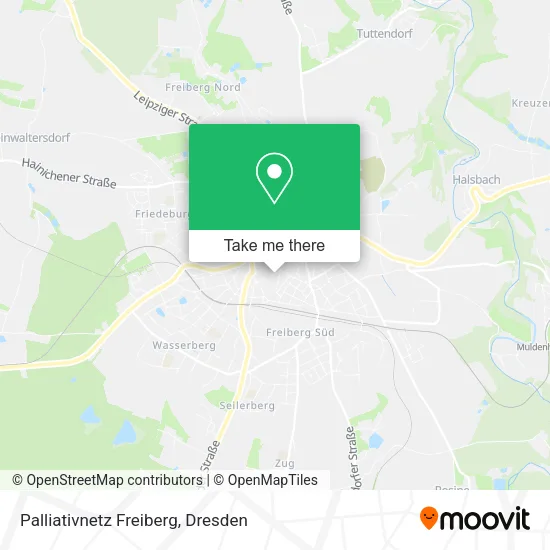 Карта Palliativnetz Freiberg