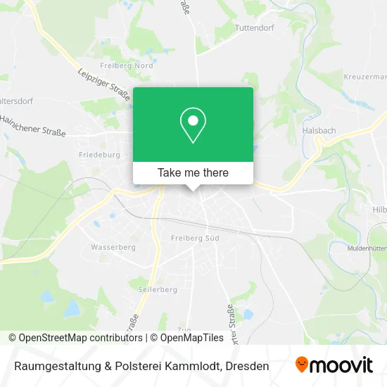 Карта Raumgestaltung & Polsterei Kammlodt