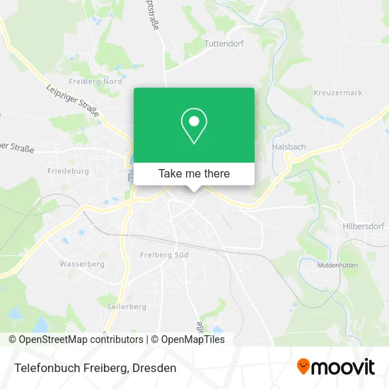 Карта Telefonbuch Freiberg