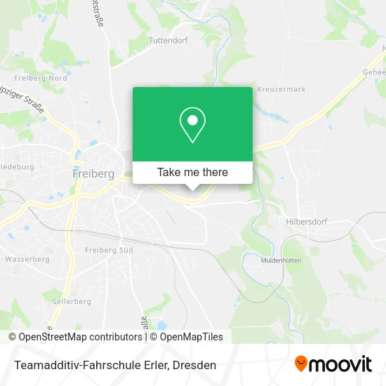 Карта Teamadditiv-Fahrschule Erler