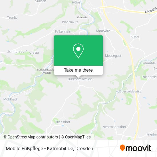Карта Mobile Fußpflege - Katmobil.De
