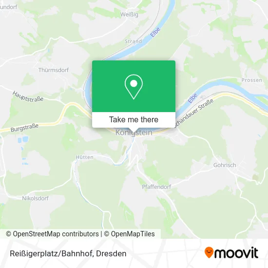 Карта Reißigerplatz/Bahnhof