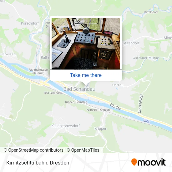 Карта Kirnitzschtalbahn