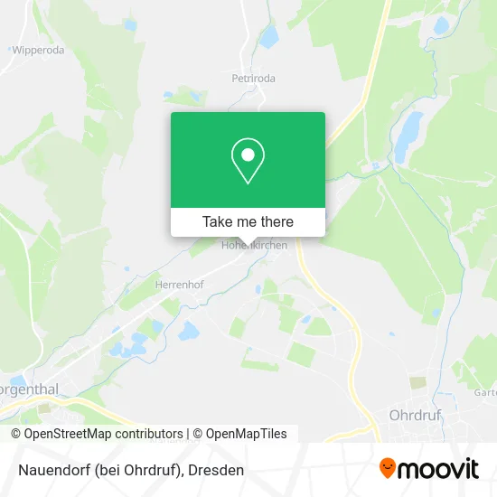 Карта Nauendorf (bei Ohrdruf)