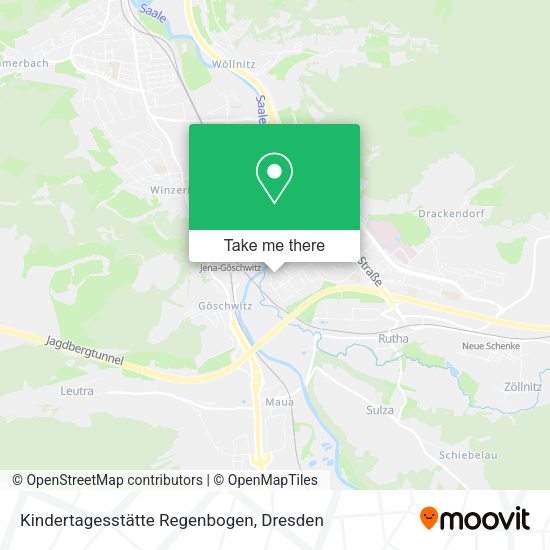 Карта Kindertagesstätte Regenbogen