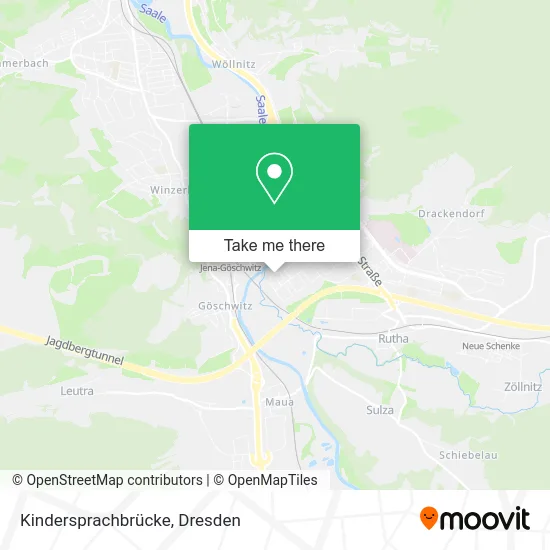 Карта Kindersprachbrücke