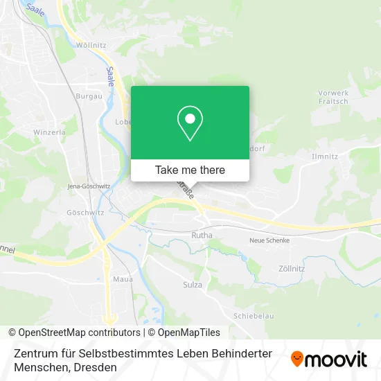 Карта Zentrum für Selbstbestimmtes Leben Behinderter Menschen