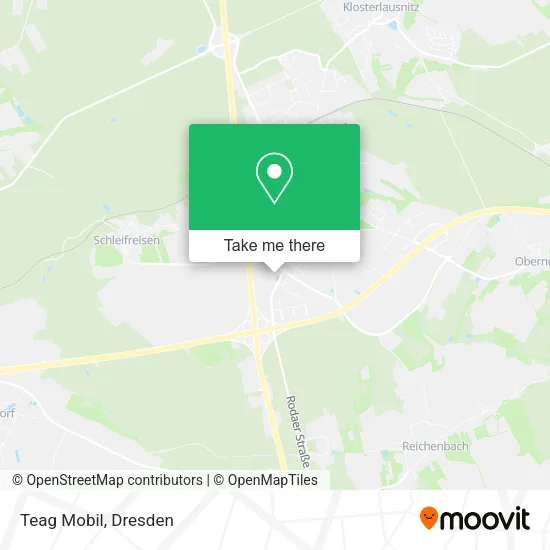 Карта Teag Mobil