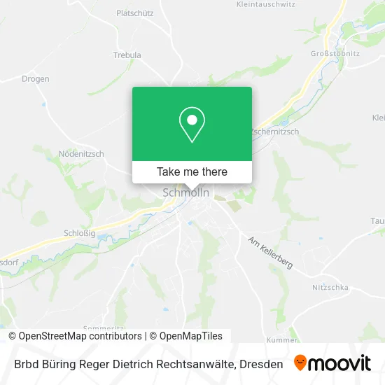 Карта Brbd Büring Reger Dietrich Rechtsanwälte