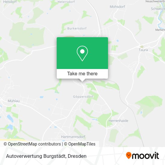 Карта Autoverwertung Burgstädt
