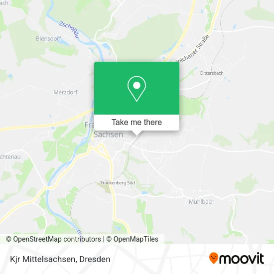 Карта Kjr Mittelsachsen