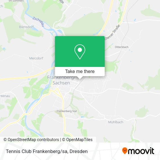 Карта Tennis Club Frankenberg/sa
