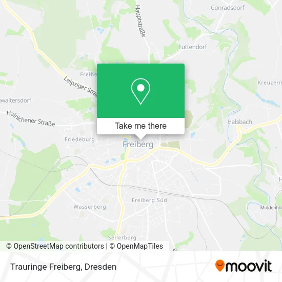 Карта Trauringe Freiberg