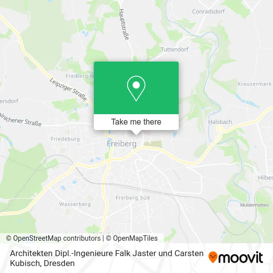 Карта Architekten Dipl.-Ingenieure Falk Jaster und Carsten Kubisch