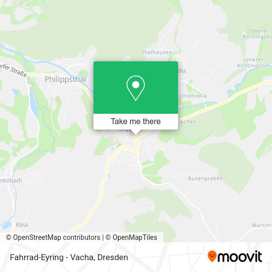 Карта Fahrrad-Eyring - Vacha
