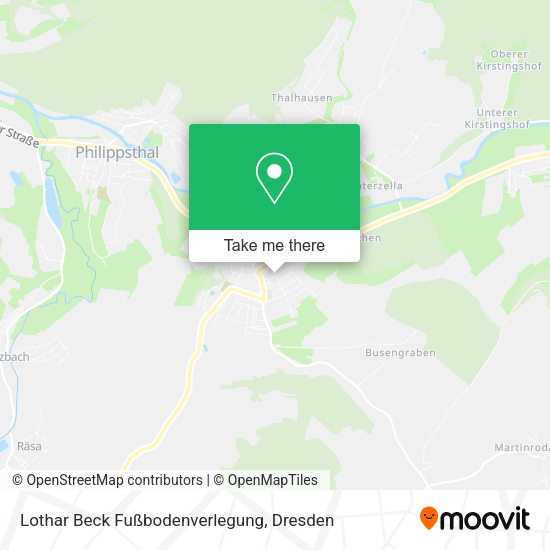 Карта Lothar Beck Fußbodenverlegung