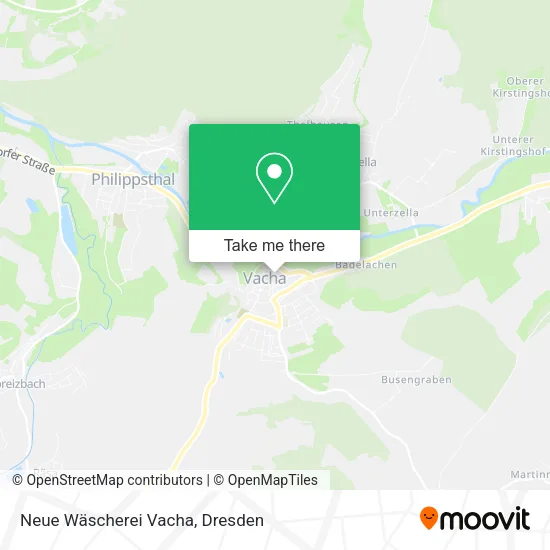 Карта Neue Wäscherei Vacha