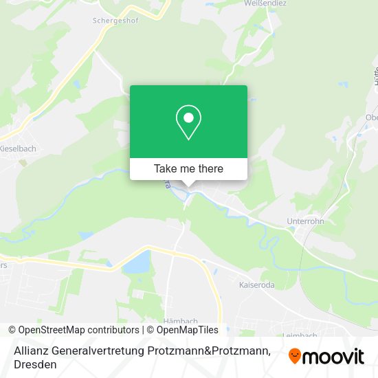 Карта Allianz Generalvertretung Protzmann&Protzmann