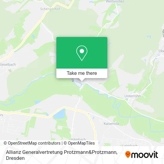Карта Allianz Generalvertretung Protzmann&Protzmann