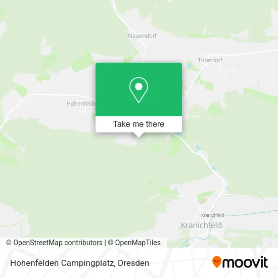 Карта Hohenfelden Campingplatz