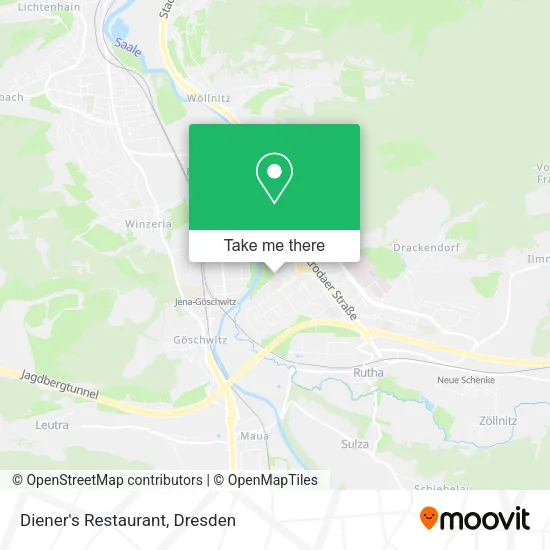 Карта Diener's Restaurant