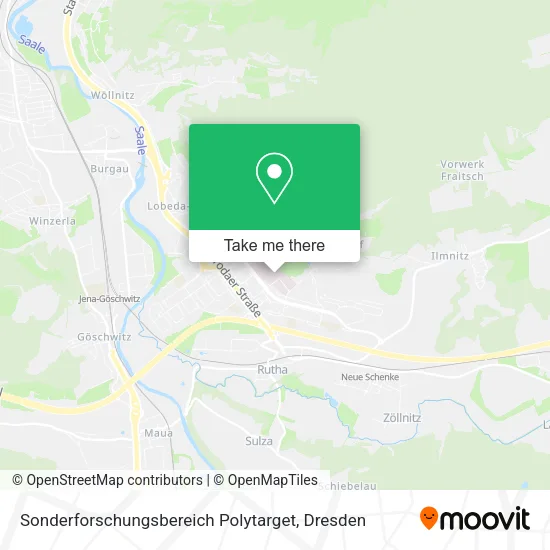 Карта Sonderforschungsbereich Polytarget