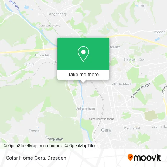 Карта Solar Home Gera