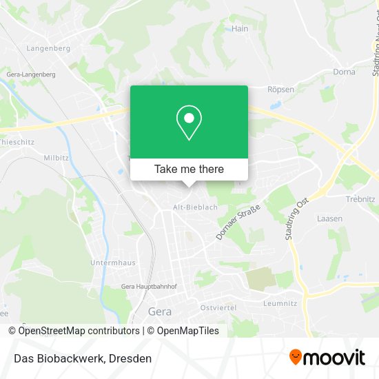 Карта Das Biobackwerk