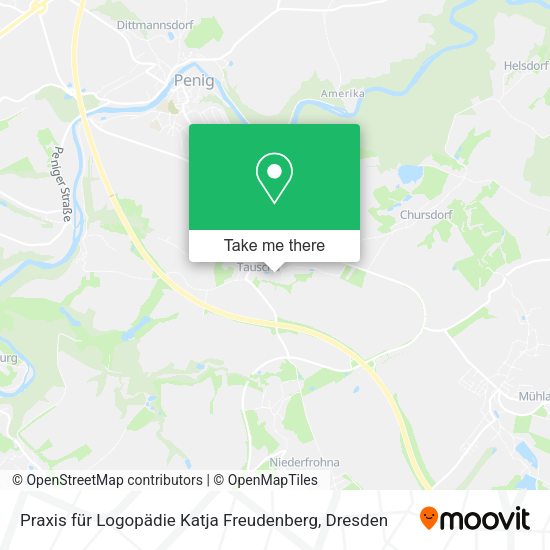 Карта Praxis für Logopädie Katja Freudenberg
