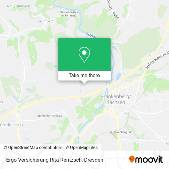 Ergo Versicherung Rita Rentzsch map