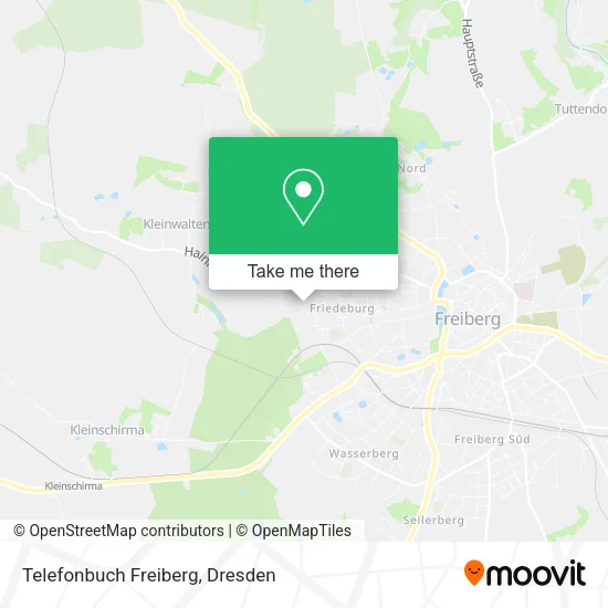 Карта Telefonbuch Freiberg